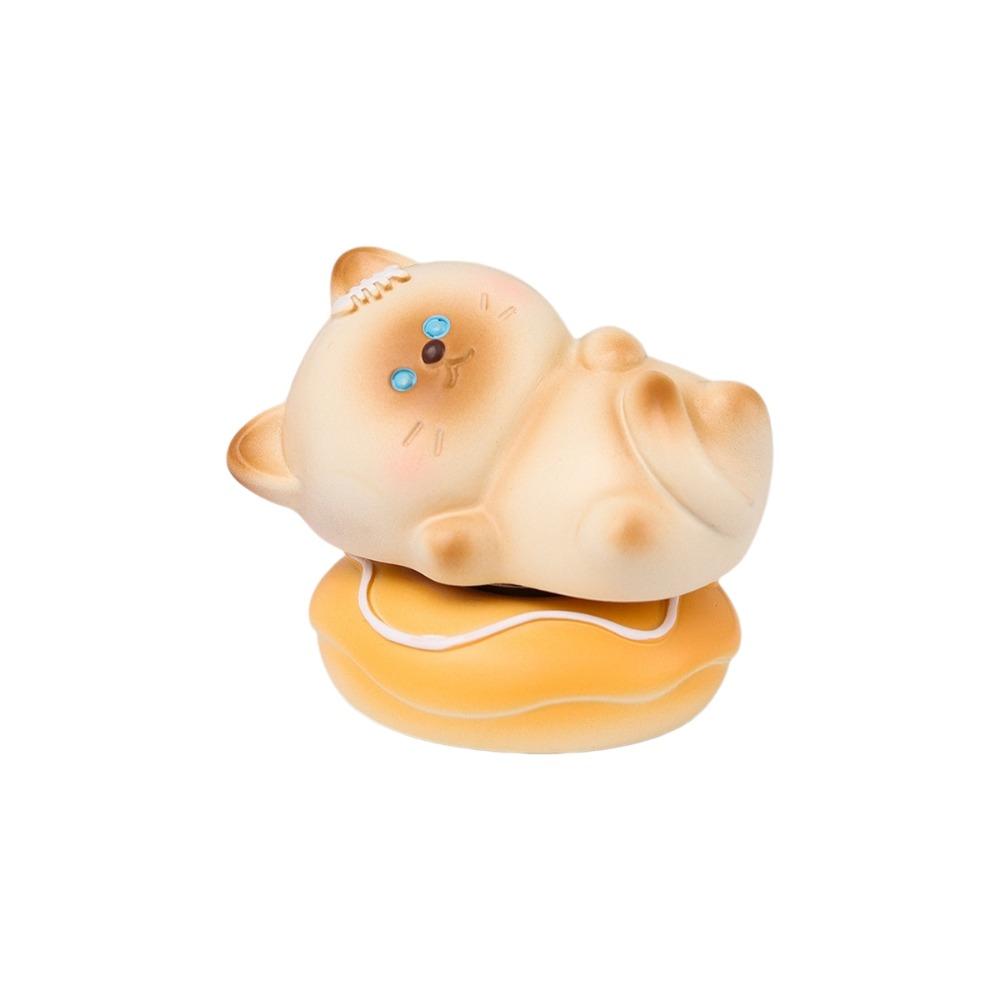 Exquisite Kitty Rotating Figurine Multicolor Table Ornament Cute Siamese Cat Statue  Car Ornaments