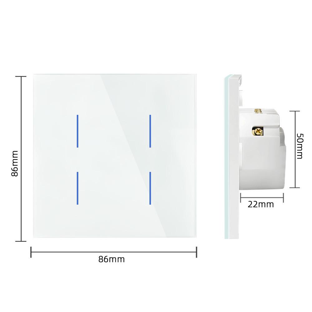 EU/UK Zigbee Smart Touch Wall Switch, Alexa & Google Voice Compatible