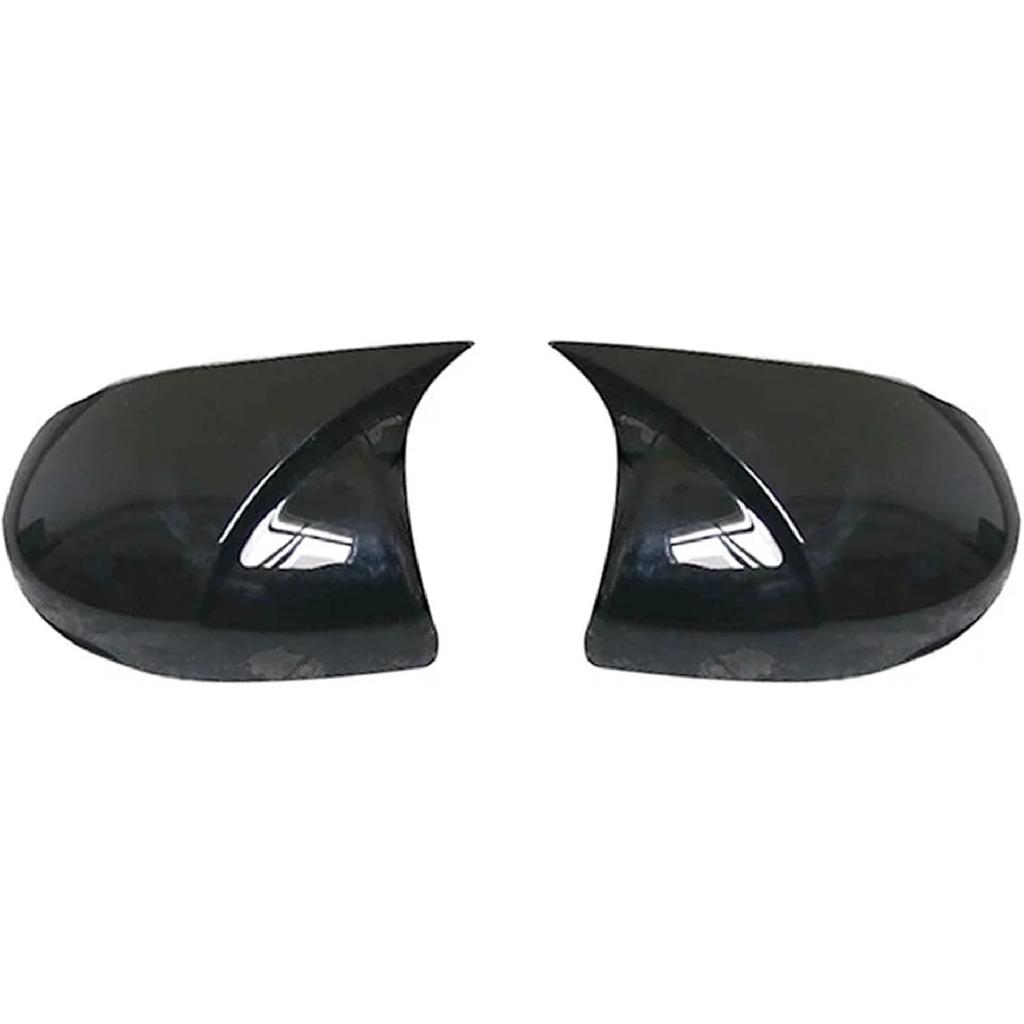 Side Rearview Mirror Cap Wing Mirror Cover Compatible With Honda Jazz GK5 2014-2020 Car Accessories(Low Prof Black)