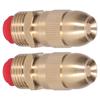 2Pcs Adjustable Watering Sprinkler G1 2 Male Thread Garden Lawn Brass Sprayer Nozzle