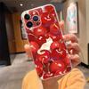 Phone Case For Iphone 17ProMax 17 Pro Air 16 15 14 13 Pro Max 16 15 14 13 Pro 15Plus Strawberry Fruit Cat