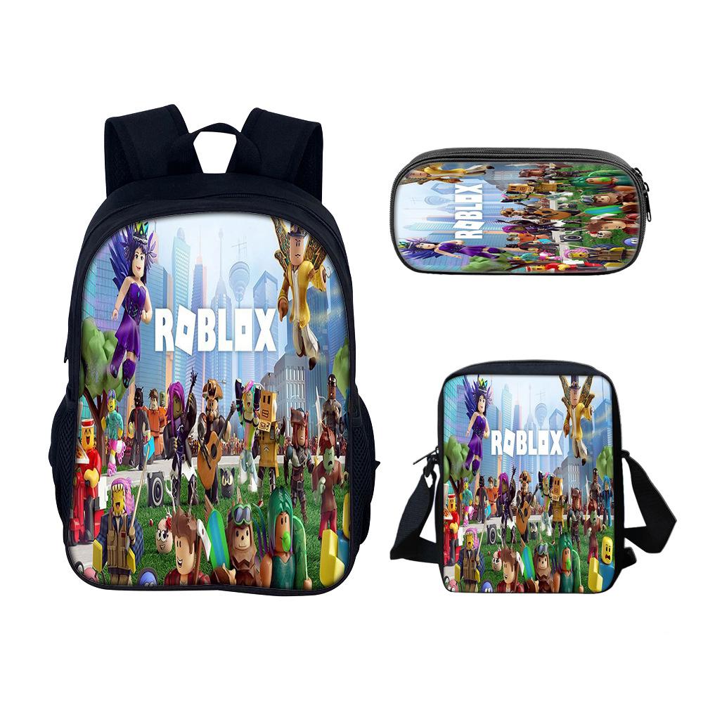 Roblox Anime Dreiteiliges Set für Jungen, Mädchen und Grundschüler (Auf Lager)