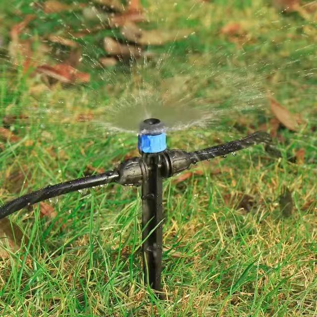 Spiked Sprinkler Drip Irrigation Kit, Automatic Plant Watering System for Greenhouse Garden, DIY Irrigation Equipment Set
