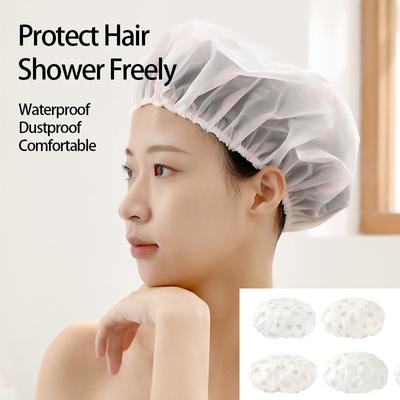 Reusable Shower Cap Bonnet Douche Donuts for Hair Luxury Shower Bath Cap for Women Swimming Cap Shower XYM002