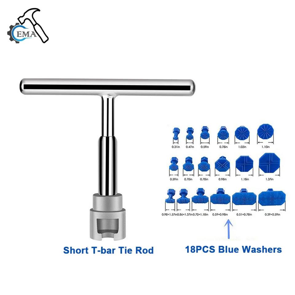 Universal Car Dent Repair Tools Auto Repair Dent Puller Kit Car Removal Tool Slide Hammer Reverse Hammer +18pcs Glue Puller 19PCS SET B