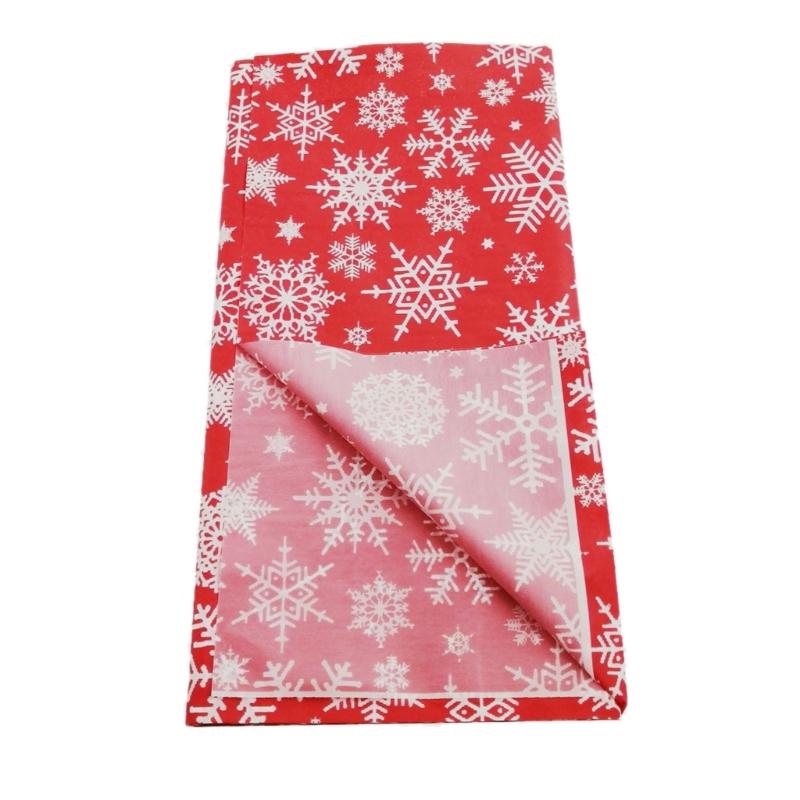 

Snowflake Pattern Tablecloth Dining Table Cover Disposables Christmas Party Tablecloth for Holiday Birthday Party 1