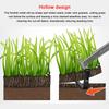 Handheld Stainless Steel Weeding Stirrup Hoe Soil Loose Rank Grass Trimming Rake Farm Garden