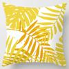 Modern Simple Yellow Flower Pillowcase Home Sofa Cushion Lumbar Pillow