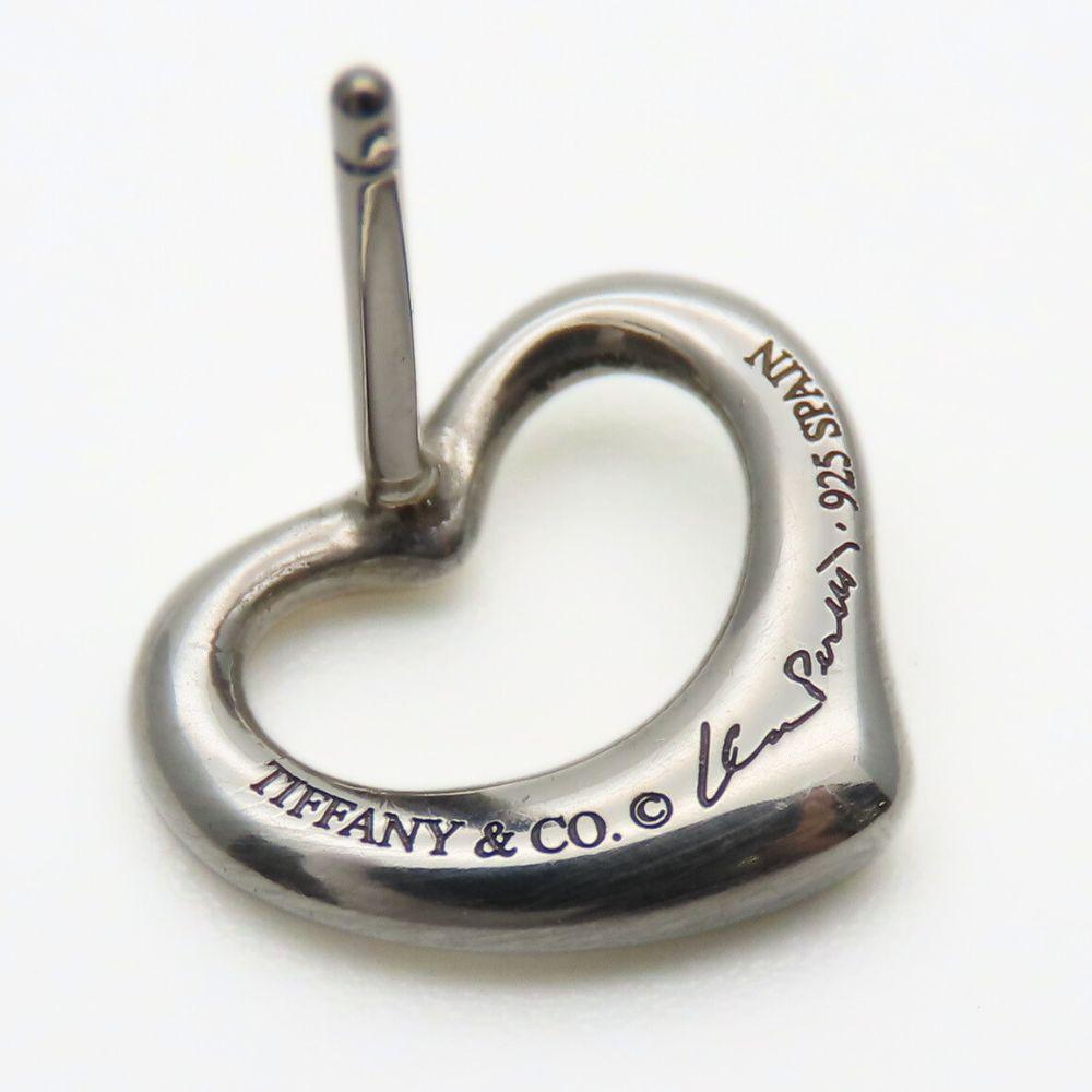 Used TIFFANY&Co. Pierce Open heart Silver925 1.7g Silver El Saperetti