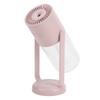 Mini Humidifier with Light Quiet Portable Small USB Humidifier for Car Home Desktop Office 260ml Pink