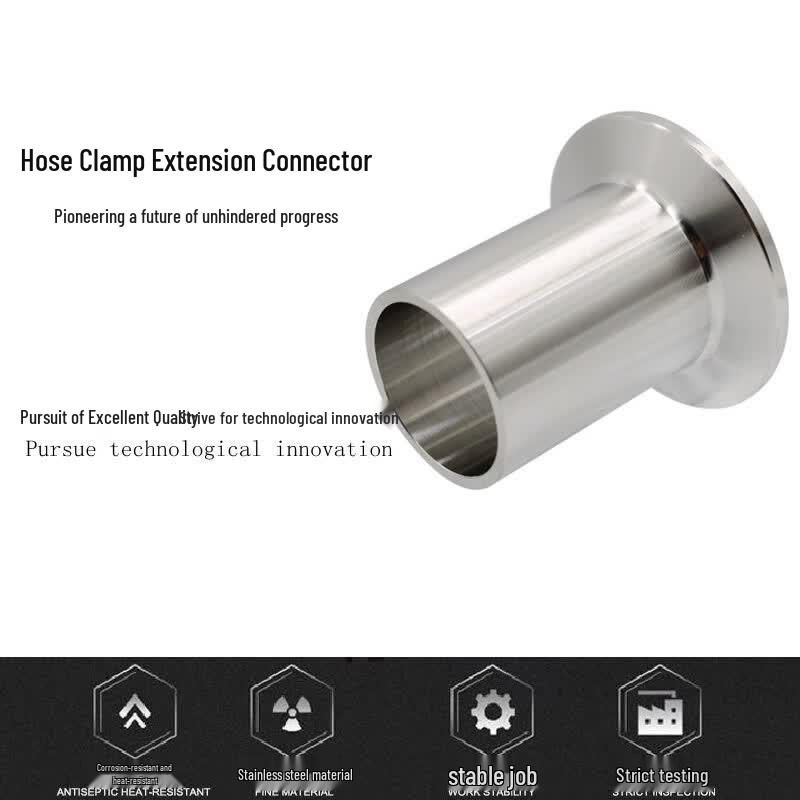 Chi Weng Extended Sanitary Stainless Steel Quick Clamp Fitting