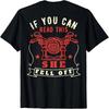 Funny If You Can Read This She Fell Off Cool Vintage Biker T-Shirt