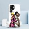 JoJo's Bizarre Adventure Golden Wind Handyhülle Für Samsung Galaxy S24 S25 Edge S26 Ultra S22 S23 Plus S21 + S20 FE Weiche TPU Rückseite