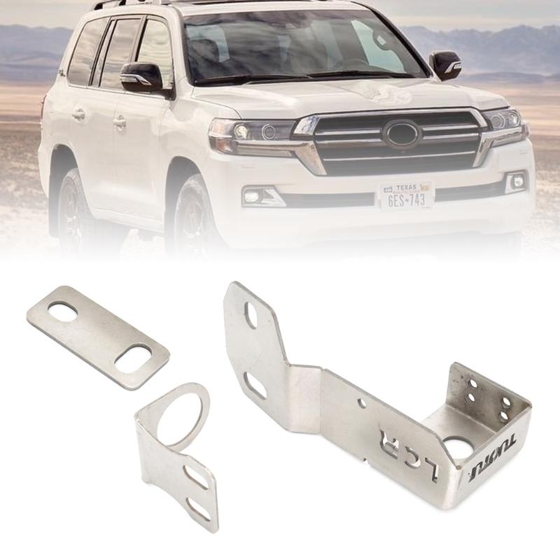Vehicle Two Way Radio Mount Bracket Base Clip Stable & Durable Antenna Holder Simple Installation Suitable for LC200