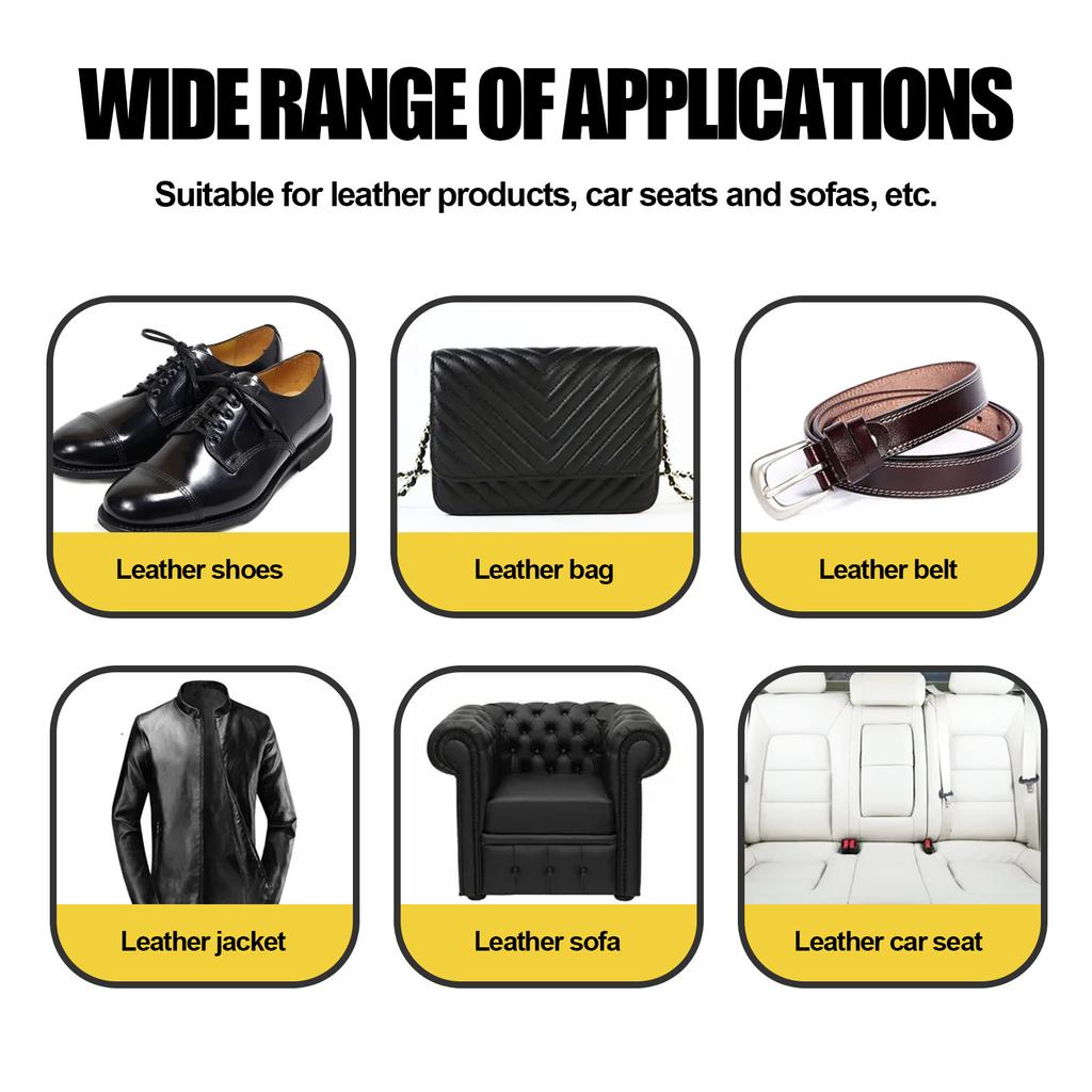 100 g Auto-Leder-Polierpaste, Sofa-Sitz-Polieren, Färben, Aufhellen, Kratzerpflege, Auto-Lederpflege, Reparaturpaste