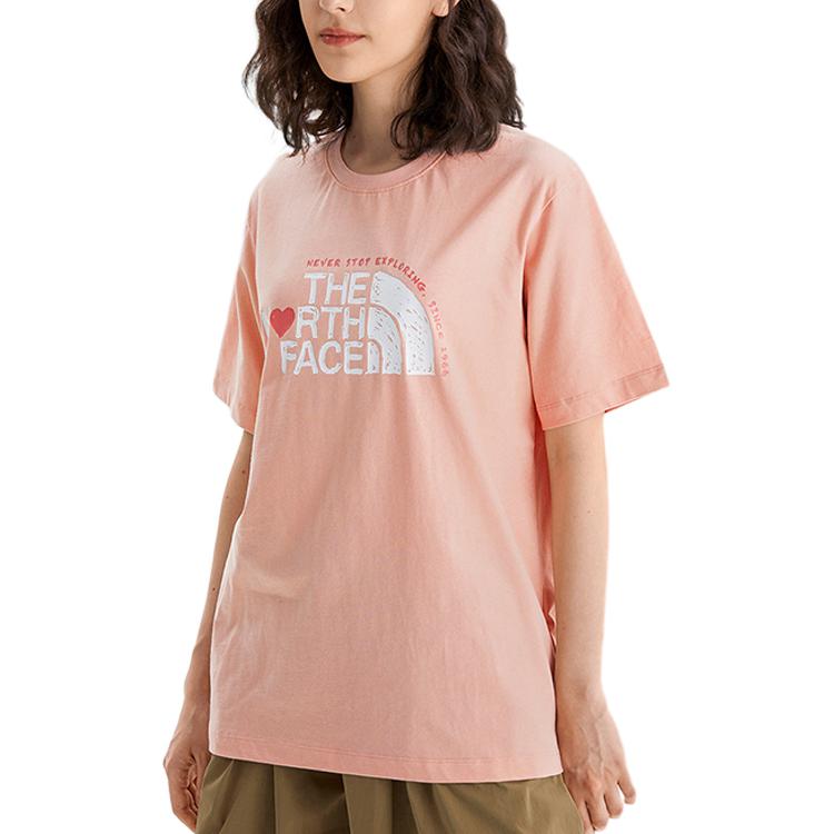 The North Face Heart SS22 T Shirt Unisex Pink NF0A7WDX-UBF