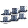 Blue Star Kaffeetassen-Set für 6 Personen 90 ml