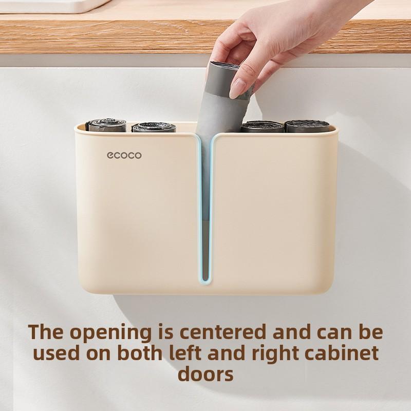 Kitchen Waste Bag Storage Wonder, Plastic Bag Storage Box, Wall-mounted Collector, Placement Box, Non-drilling Storage Rack