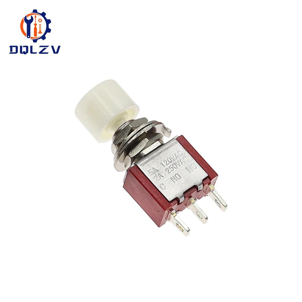 High Quality 6mm 3/6Pin 2 Position Mini Momentary Automatic return Push Button Switchl ON OFF 5A125V/2A250V Toggle Switch