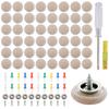 60pcs Car Roof Headliner Repair Button Roof Repair Rivets