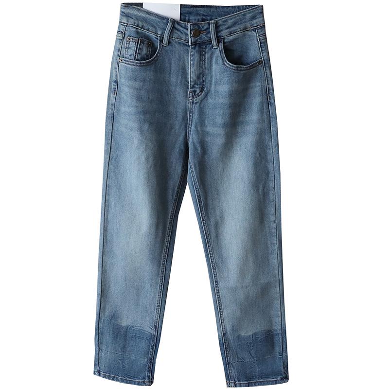 2025 Early Spring Korean-Style Versatile Women's Denim Cigarette Pants (Model 3392)