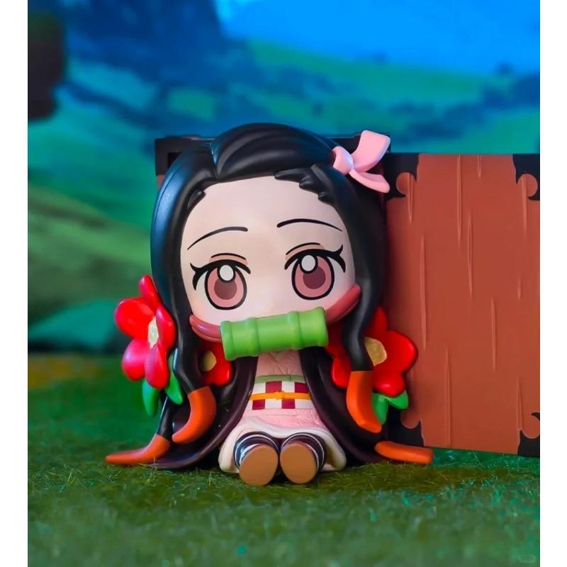 HORKÝ!Demon Slayer Tanjiro Kamado Nezuko anime kreslená figurka slepá krabička kreativní personalizovaný model sošky ozdoba překvapivý dárek