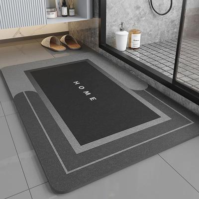 Tappetino da bagno assorbente in diatomite antiscivolo 60*90 cm, tappetino da doccia morbido e di altissima qualità ad asciugatura rapida