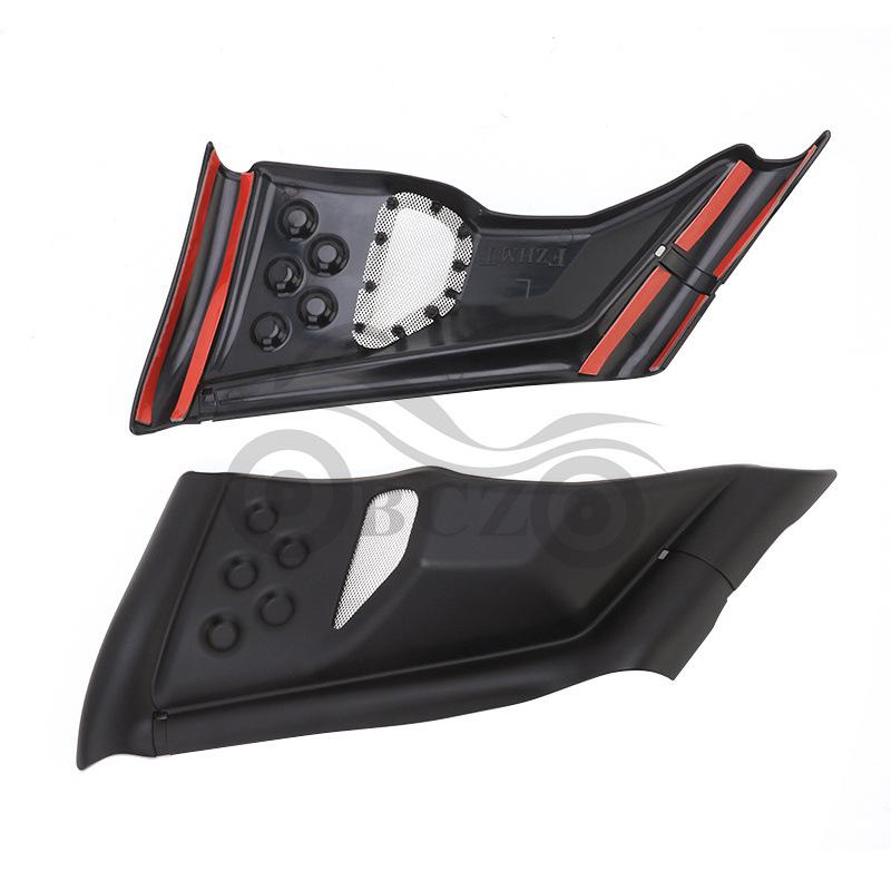 T Rebel CMX300/500 Matte Black Engine Side Panel with Mesh Protection Plate