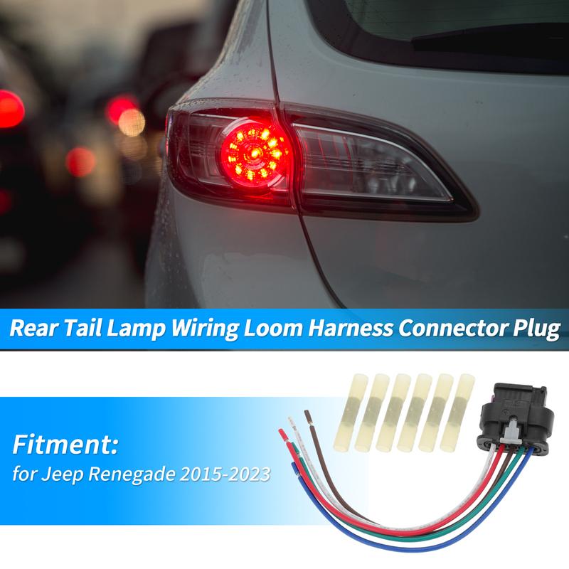 X Autohaux No.68406157AA Rear Tail Light Harness for Jeep Renegade 2015-