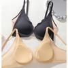 Invisible Bra Women's Breathable Gathering Bra Invisible Mesh Beautiful Back Underwear Semi-fixed Cup Bra Push Up Bra