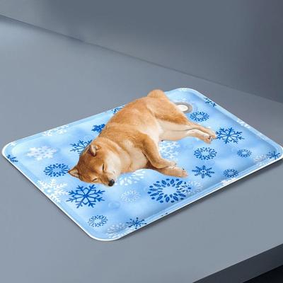 Hunde Kühlmatte Sommer Tragbare Haustier Kühlmatte Sommer Eis Kühl Komfort Wasser Strapazierfähig Sofa Decke Für Kleine Mittelgroße Große Hunde Katzen