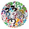 60 Question Mark Graffiti Stickers Decorate Car Laptop Handbook Stickers