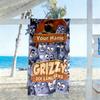 Grizzy & Lemmings Customize Your Name Beach Towel Super Soft & Absorbent Suitable for Swimming Gym Camping Yoga Vacation