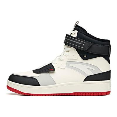 Confortáveis Quentes Antiderrapantes Resistentes ao Desgaste Leves Tênis de Skate Cano Alto Masculino Tênis Branco Preto 912048900-3