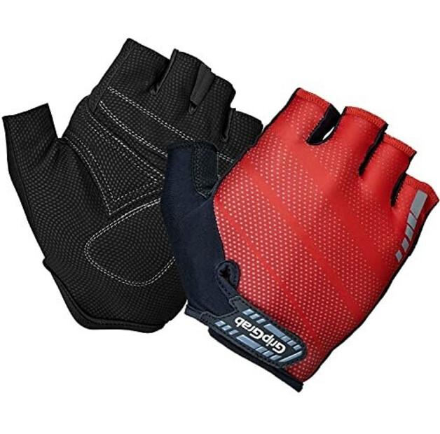 Велосипедные перчатки GripGrab Rouleur Padded (красный) S