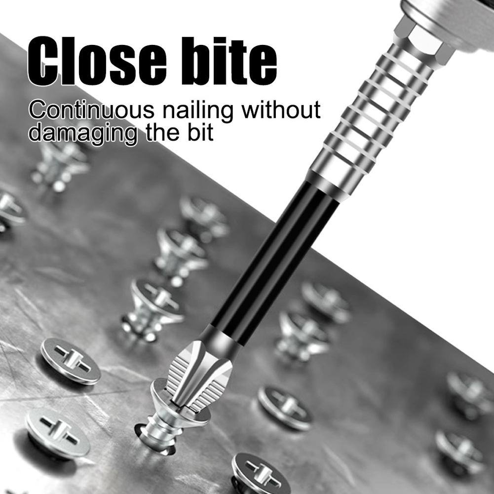 K5 High Magnetic Screwdriver Drill Bit Set Universal Anti-Slip Teeth Phillips Magnetic Electric Screwdriver Set Lengths 25-150mm