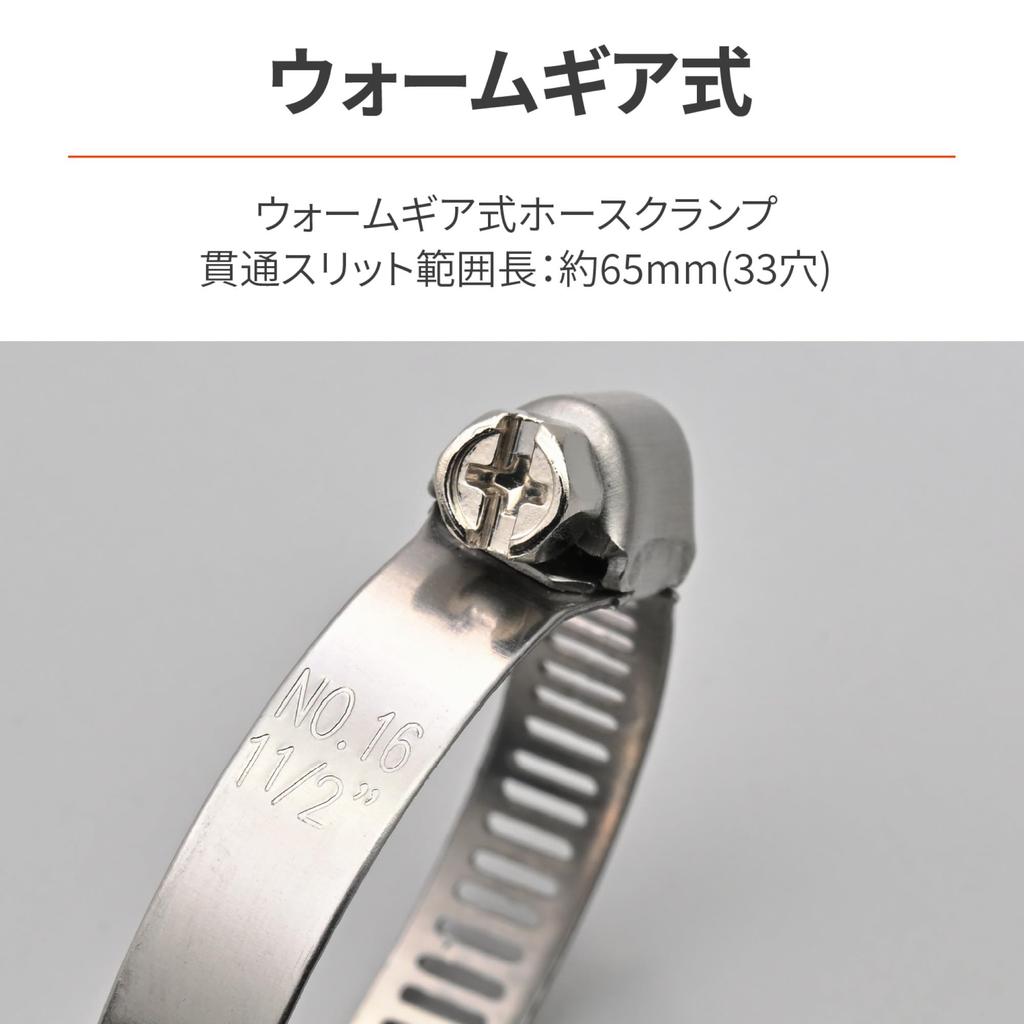 Daytona 37220 Motorcycle / Car Hose Band, Stainless Steel, For Outer Diameter 21-38, Pack of 10