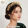 Diadema de Metal con Hojas Boho Vintage para Mujer Sesión de Fotos de Boda Floral Estilo Bosque