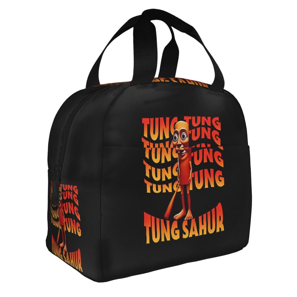 67 Italian Brainrot Six Seven Insulated Lunch Tote Bag for Women  Resuable Thermal Cooler Bento Box Outdoor Camping Travel