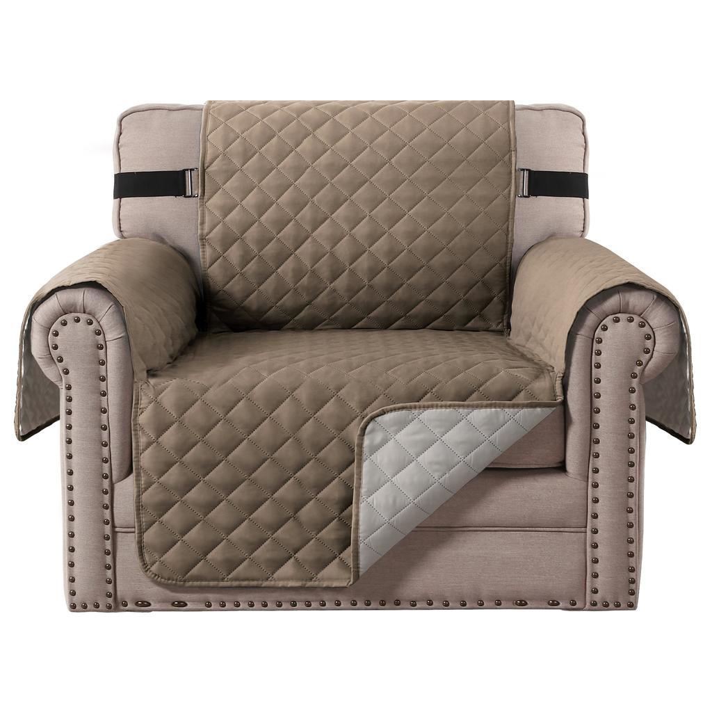 1/2/3/4 Seater Recliner Sofa Cover Water Repellent Sofa Cushion Solid Color Relax Lounger Slipcovers Couch Towel Armchair Covers