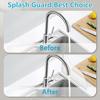 2 Pcs Bathtub Water Guards,Bathroom Shower Splash Guard for Tub, Shower Water Guard for Bathtub Shower Guards Removable, Bathtub Water Splash Guards