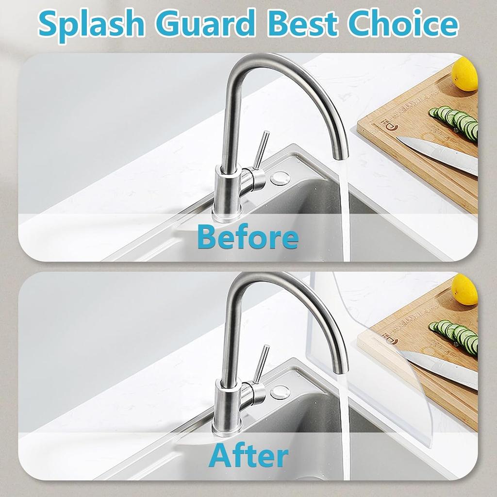2 Pcs Bathtub Water Guards,Bathroom Shower Splash Guard for Tub, Shower Water Guard for Bathtub Shower Guards Removable, Bathtub Water Splash Guards