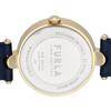Watch Silver Dial Stainless Steel Leather Quartz 32MM Watch WW00041004L2 Navy [Furla] ARCH-BAR Women's [Item]