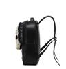 Skull 3D Stereo PU Double Shoulder Backpack for Men and Women