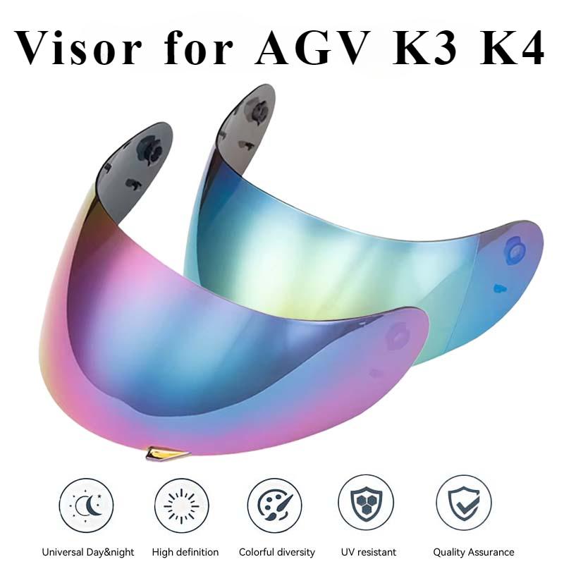 Visera Casco Moto Helmet Face Shield visor Windshield for AGV K3 K4 Helmet Visor Sunshield Uv Cut Capacete Moto AccessoriesSpeed Sensors 6