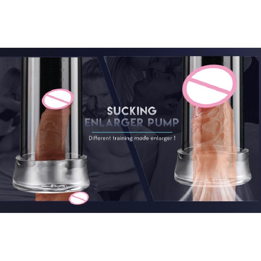 HESEKS Pompe à pénis automatique Pompe à vide Érection Électrique Masturbation masculine Agrandissement du pénis Extenseur Agrandisseur masculin Sexe