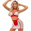 Sex Underwear New Sexy Women's Bra Hip Skirt Uniform Seduction Nurse