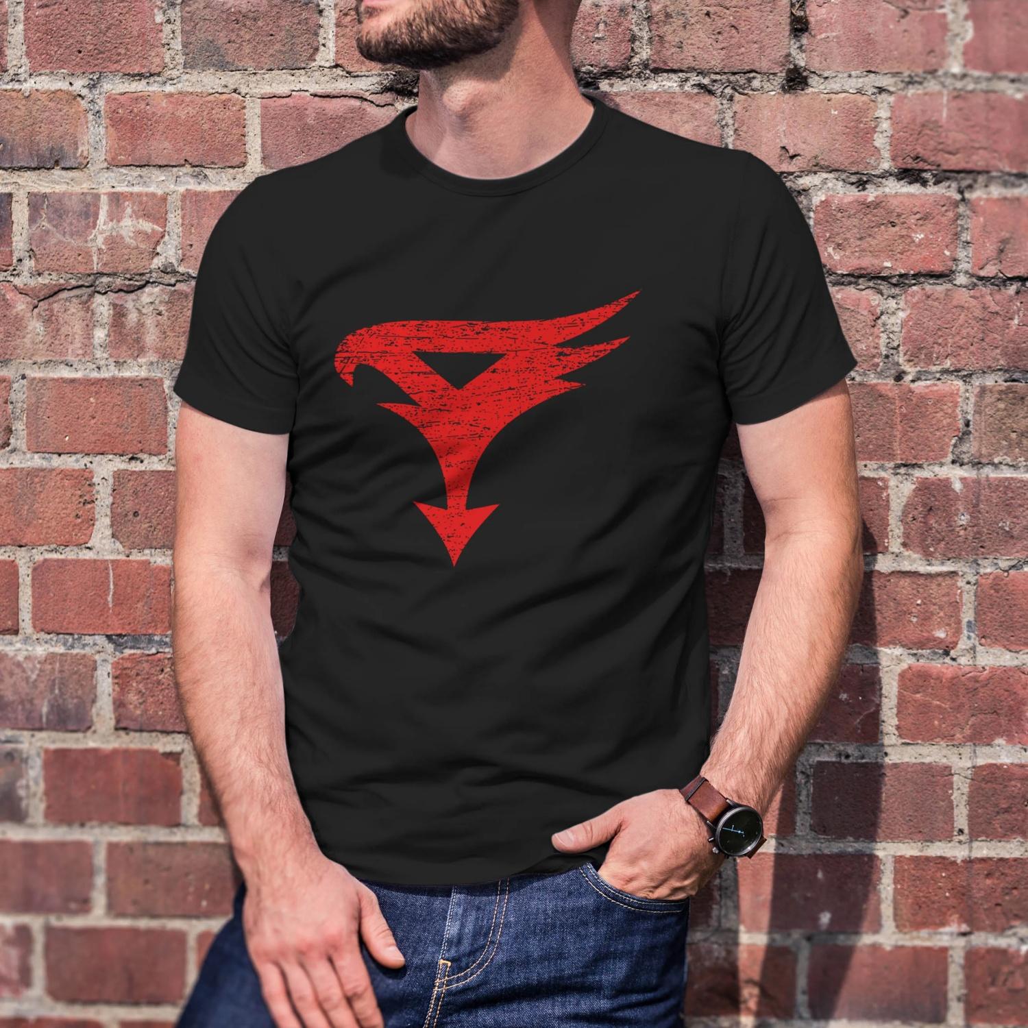 

Gatchaman Logo graphic Vintage t shirts Unisex Casual Comfort cotton Vintage round neck Tees Short Sleeve S разноцветный