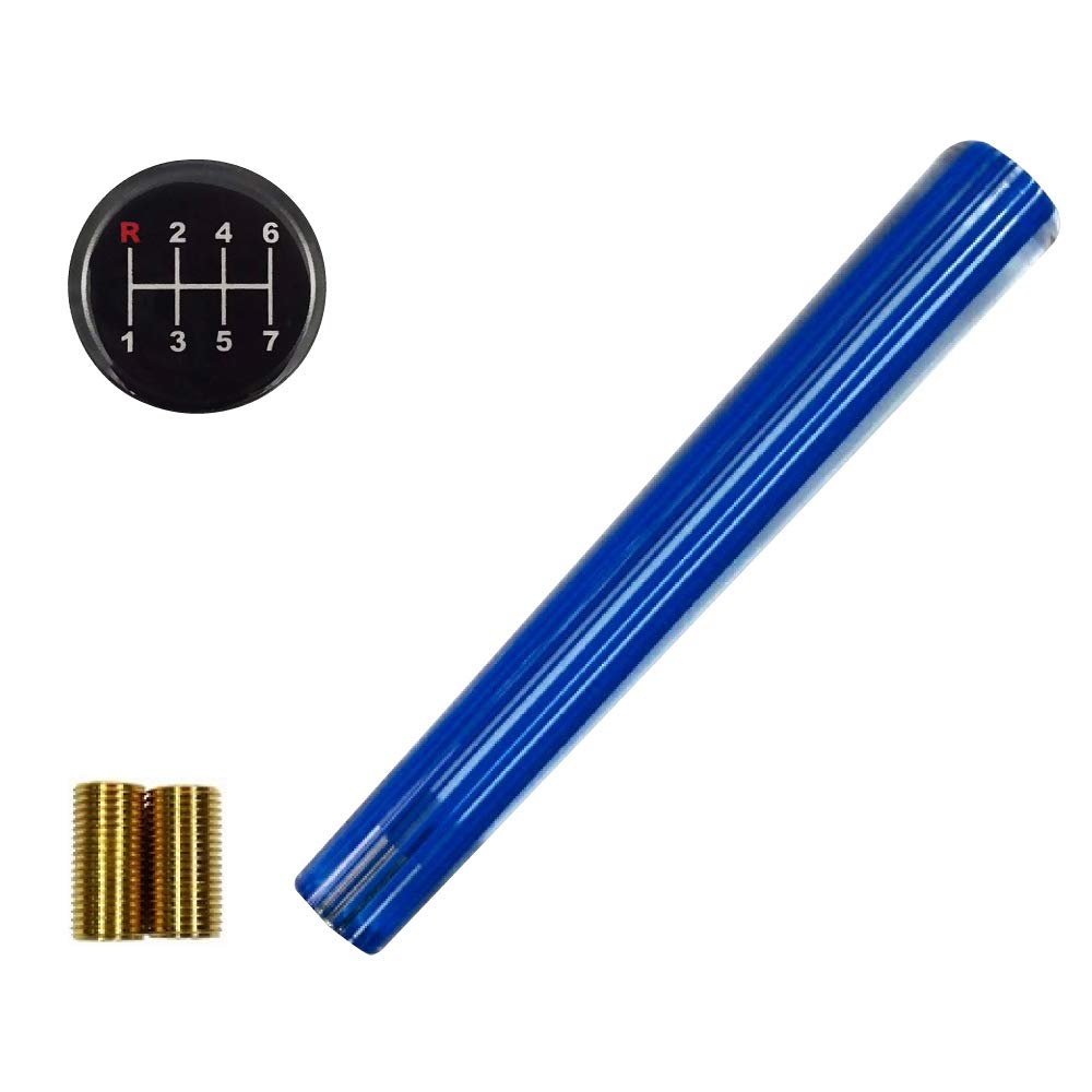 Retro Striped Shift Knob with Blue Line for Fuso Super Great (300mm)
