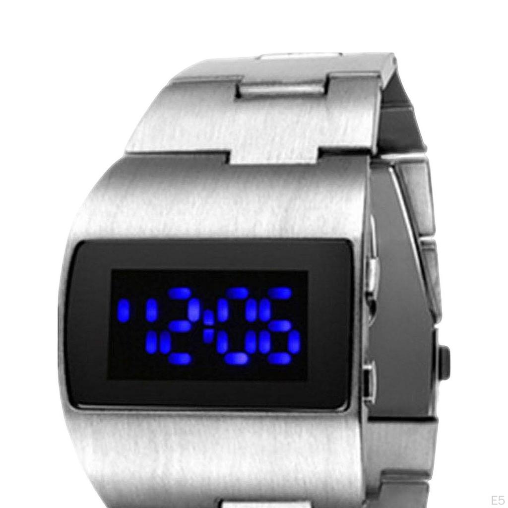 Digital Sports Watch LED Screen Novelty Multifunction Alloy Simple Date Wrist